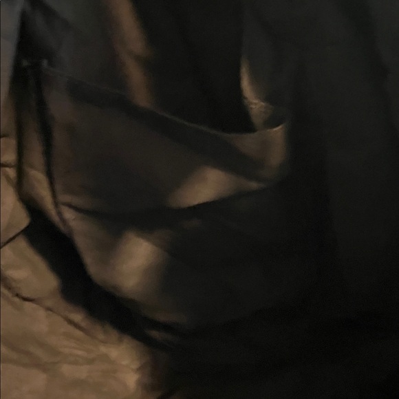 Lucky Brand: Chic Black Leather Shoulder Bag - Picture 6 of 7